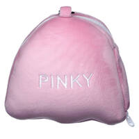 Pac Man Pink Ghost Travel Pillow and Eye Mask Set additional image