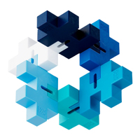 Plus Plus Hexel Fidget Toy Waterfall additional image