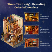Retro Series Prague Astronomical Clock Construction Set additional image