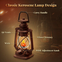 Retro Kerosene Lamp Construction Set 378pcs additional image
