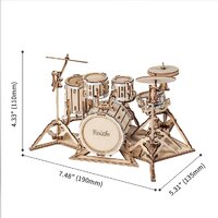 ROKR Mini Drum Kit Model additional image