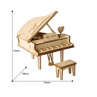 ROKR Mini Grand Piano Model Kit additional image