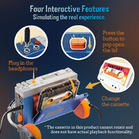 Retro Cassette Player Construction Set 569 pcs additional image