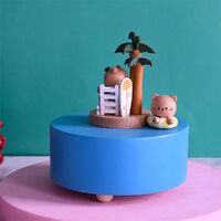 Seaside Holiday Wooden Music Box additional image