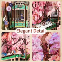 Sakura's Travel 3D Wooden Puzzle DIY Book Nook Kit additional image