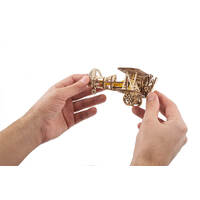 UGears Mini Biplane Mechanical Model Kit additional image