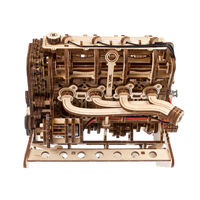 UGears V8 Engine Wooden Model Kit additional image