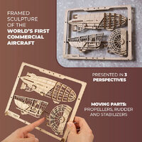 UGears Zeppelin 2.5D Wooden Puzzle Kit additional image