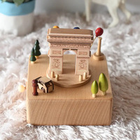 Arc de Triomphe Wooden Music Box additional image