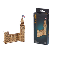 UGears Big Ben Mini Wooden Model Kit additional image