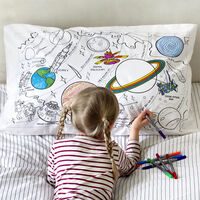 Colour and Learn Space Explorer Pillowcase additional image
