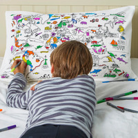 Colour and Learn World Map Pillowcase additional image