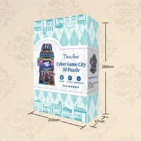 Cyber Game City 3D Wooden Puzzle DIY Storage Box additional image