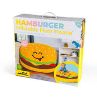 Cheeseburger Inflatable Floor Floatie Cushion additional image