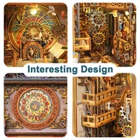 Clock Tower 3D Wooden Puzzle DIY Book Nook additional image