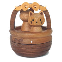 Cat Wooden Egg Timer additional image