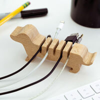 Doggy Wooden Cable Organiser additional image