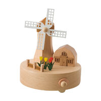 Dutch Windmill Wooden Music Box additional image