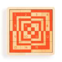 Frank LLoyd Wright Imperial Hotel 2 in 1 Sliding Wood Puzzle additional image