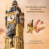 Joyside Series Steampunk Clock Tower Model Kit 2424pcs additional image