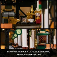 Joyside Series Steampunk Railway Station Model Kit 2788pcs additional image