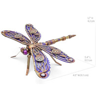 Metal Earth Steampunk Dragonfly Model Kit additional image