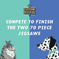 Jigsaw Dual Pet Pride Cats vs Dogs Puzzle additional image
