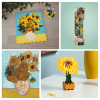 Plus Plus Inspired Van Gogh Sunflowers 350pc additional image