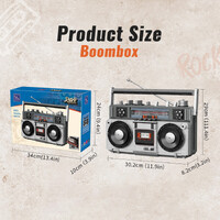 Retro Boombox Construction Set 993pcs additional image