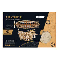 Robotime Mechanical Gears Air Vehicle additional image