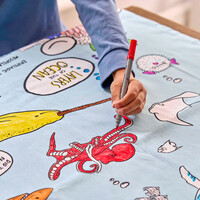 Colour and Learn Under the Sea Tablecloth additional image