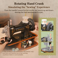 Retro Collection Hand Crank Sewing Machine Construction Set additional image