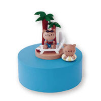 Seaside Holiday Wooden Music Box additional image