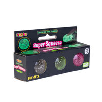 Smooshos Super Squeeze GID Mini Balls 3 pack additional image