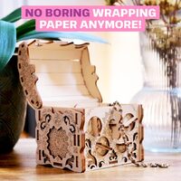 Secret Treasure Wooden Puzzle Box additional image