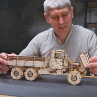 UGears Cargo Truck Mechanical Model Kit additional image