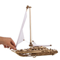 UGears Serenity's Dream Yacht Mechanical Model Kit additional image