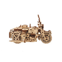 UGears Hagrid's Flying Motorbike with Sidecar Model Kit additional image