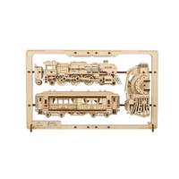 UGears Steam Express 2.5D Wooden Puzzle Kit additional image