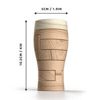 Wooden Beer Glass Shaped Puzzle additional image