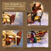 Steampunk Series Zeppelin Airship Model Kit 1949pcs additional image