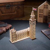 UGears Big Ben Mini Wooden Model Kit additional image