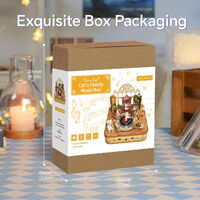 Cat's Family 3D DIY Rotating Music Box Kit additional image