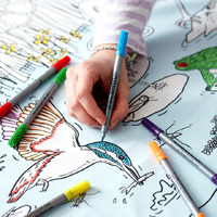 Colour and Learn Pond Life Table Cloth additional image