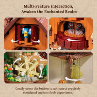 Retro Series Cuckoo Clock Construction Kit 2163pc additional image