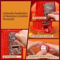 Retro Gumball Machine Model Building Kit 892pc additional image