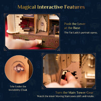 Harry Potter The Great Hall Wooden Construction Craft Set additional image