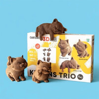 Kittens Trio 3-in-1 3D Cardboard Puzzle additional image