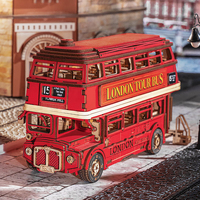 Rolife London Tour Bus 3D Wooden Kit additional image