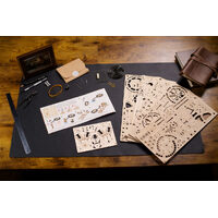 UGears Engine Clock Wooden Model Kit additional image